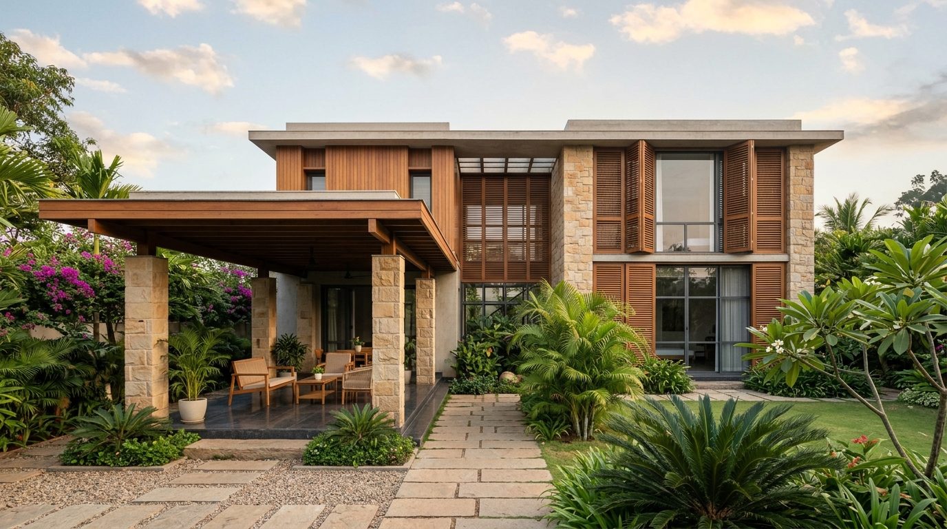 Completed villa