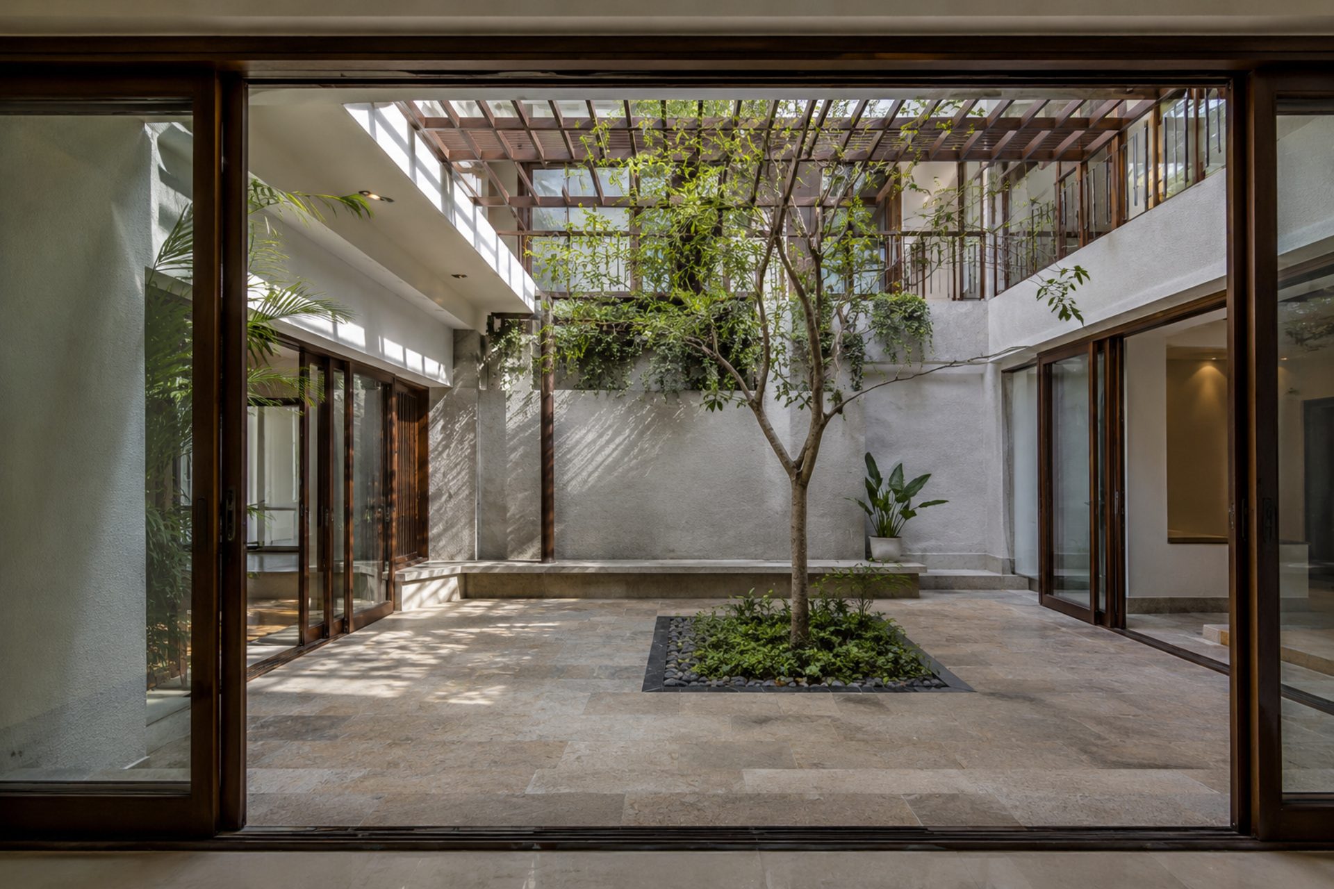 Shaded Central Courtyard